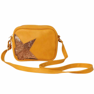 Glitter Star Bag - Mustard